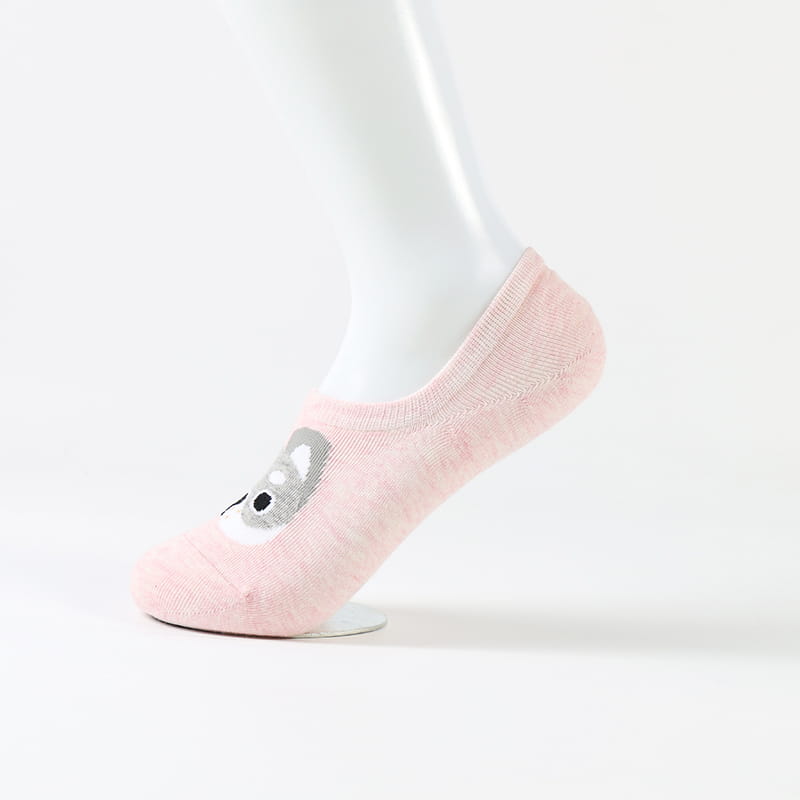 Printemps adolescentes antidérapant rose dessin animé Animal chien coton mignon cheville dame chaussettes