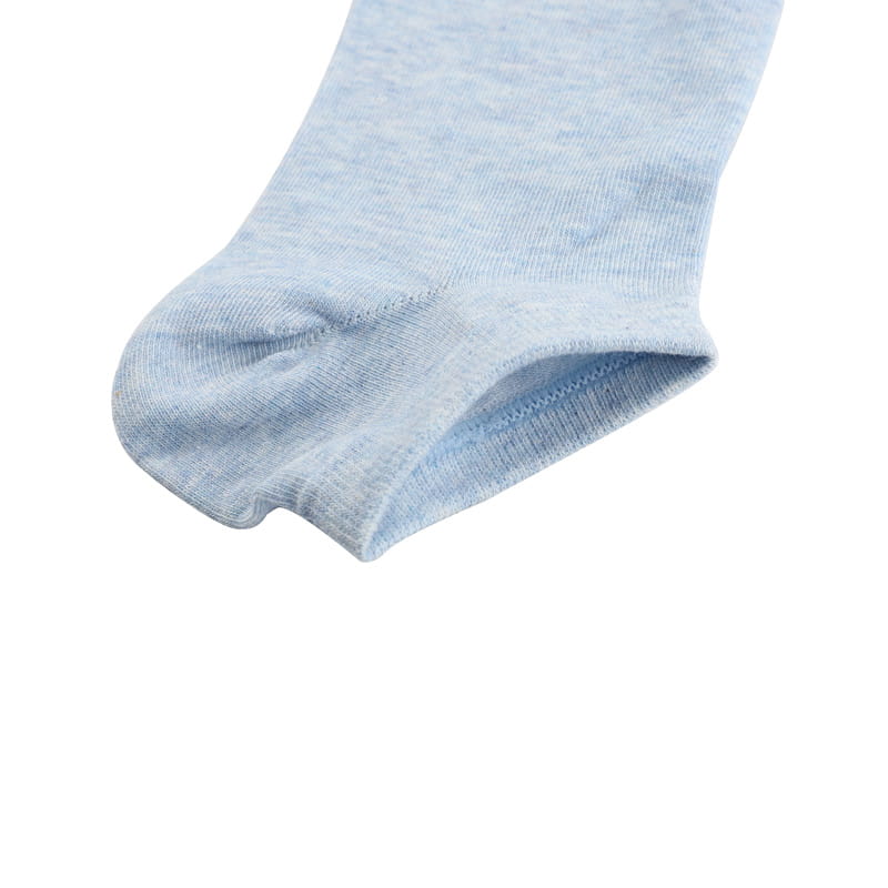 Chaussettes bateau femme en coton peigné uni couture main