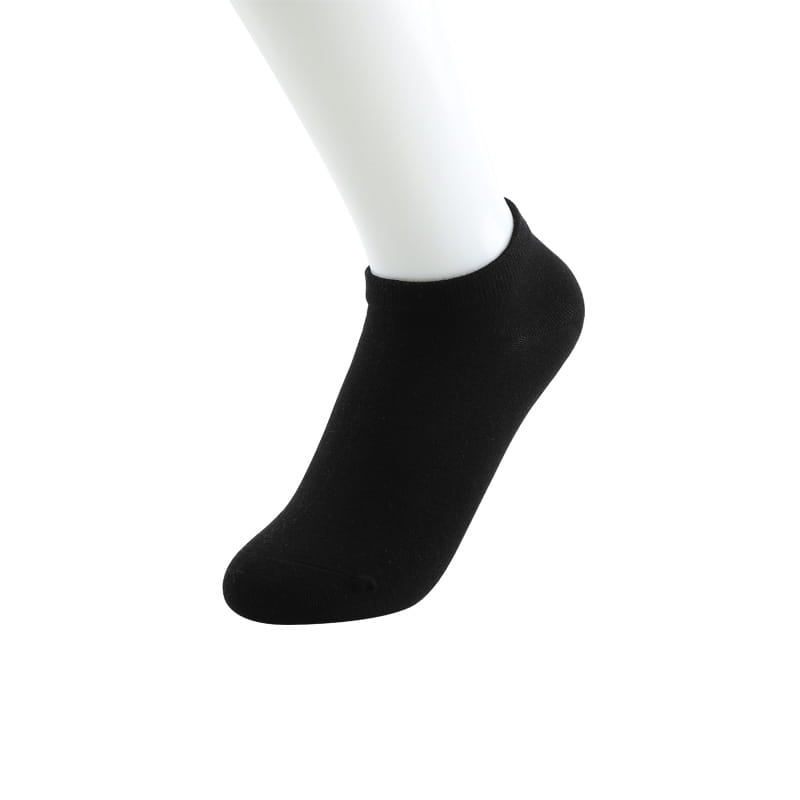 Chaussettes bateau femme en coton peigné uni couture main