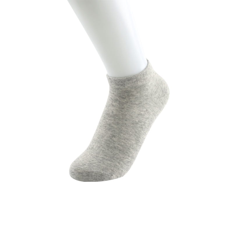 Chaussettes bateau femme en coton peigné uni couture main