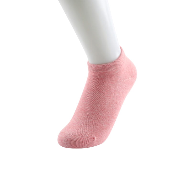 Chaussettes bateau femme en coton peigné uni couture main