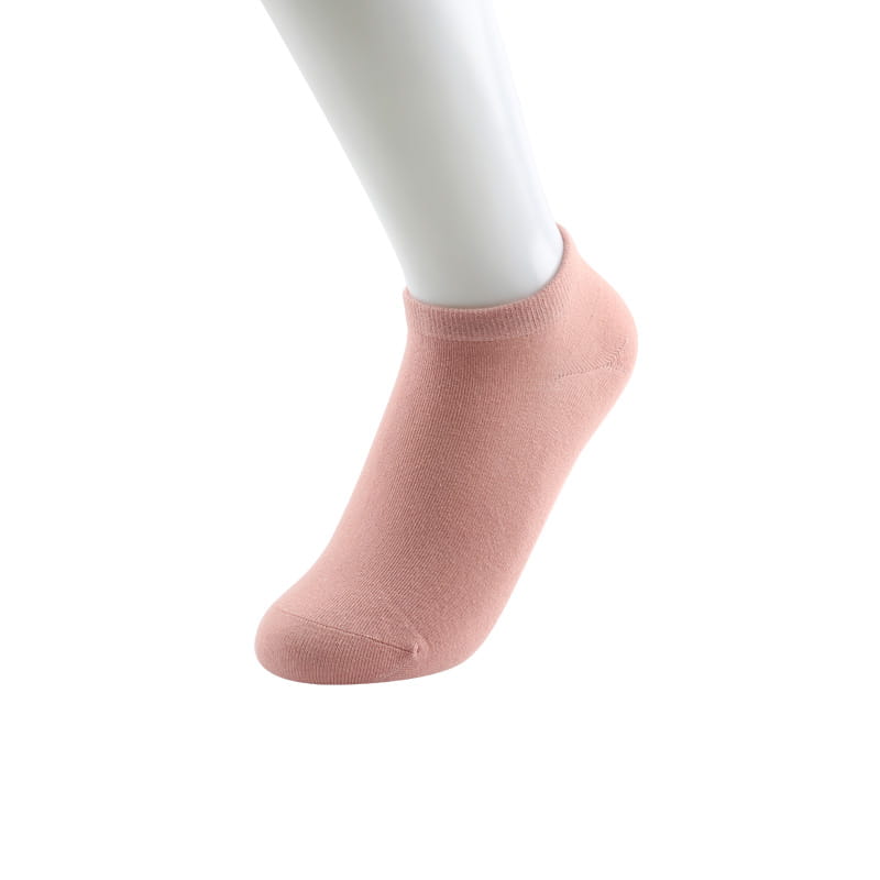 Chaussettes bateau femme en coton peigné uni couture main