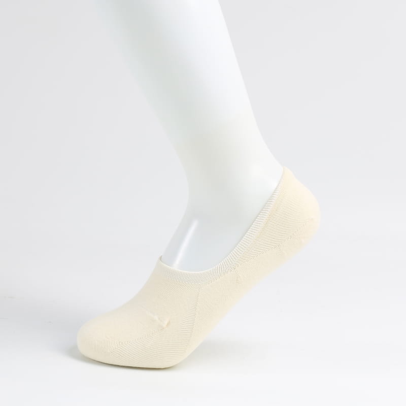 Chaussettes invisibles en coton pour femmes, couleur naturelle, vente en gros, été, sans spectacle