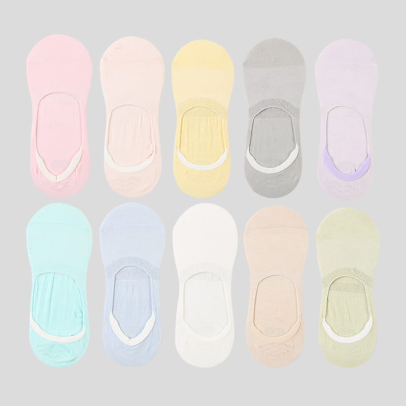 Chaussettes en coton colorées pour femmes, couleurs acidulées, sans couture, à la mode, sans spectacle, vente en gros