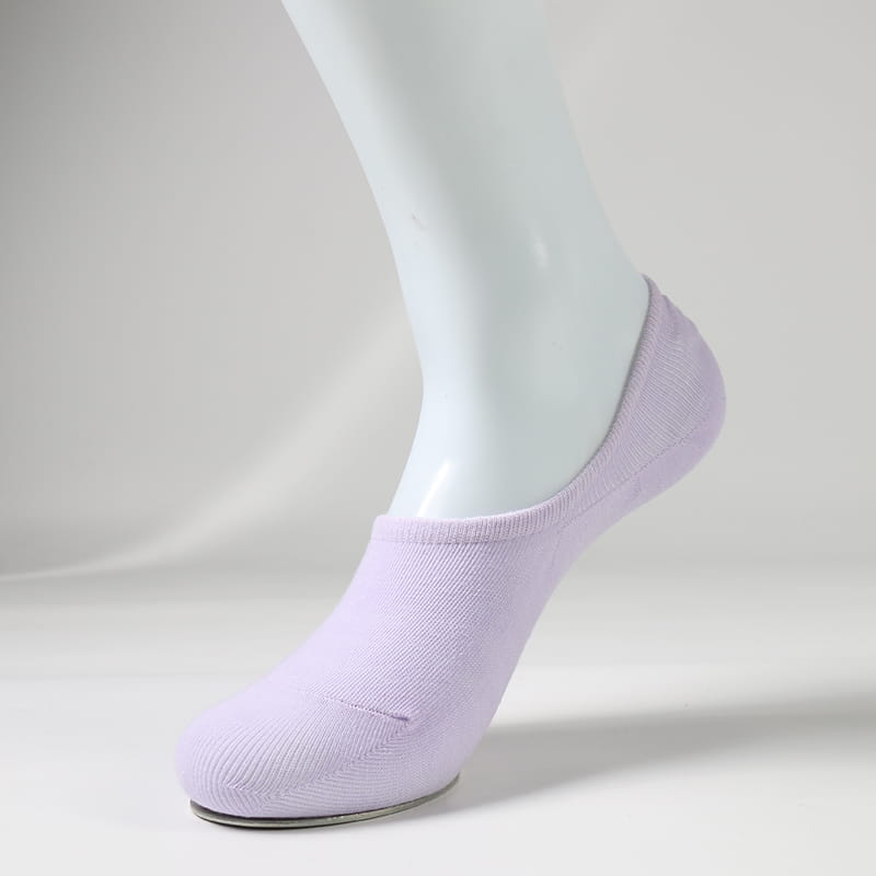 Mocassins fins invisibles pour femmes, chaussettes en coton, à la mode, sans spectacle