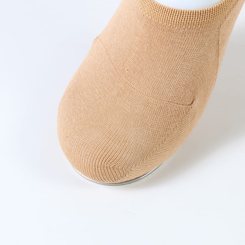 Chaussettes invisibles en coton pour femmes, couleur naturelle, vente en gros, été, sans spectacle