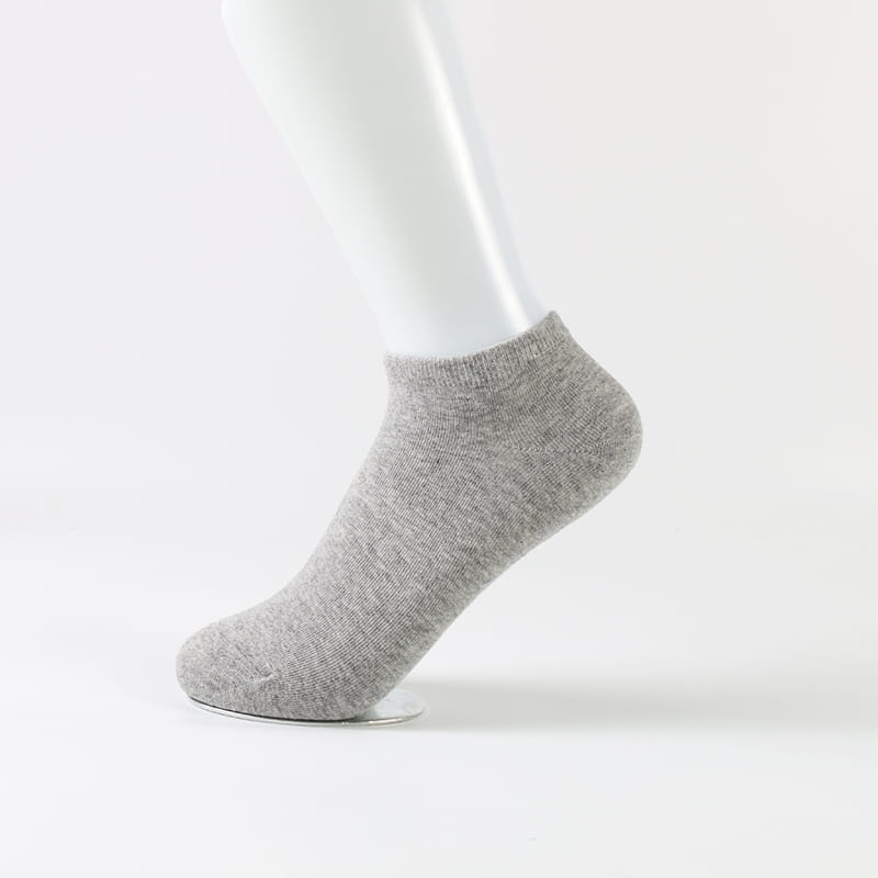 Chaussettes en coton pour femmes, vente en gros, couleur unie, coupe basse, invisibles, vente en gros