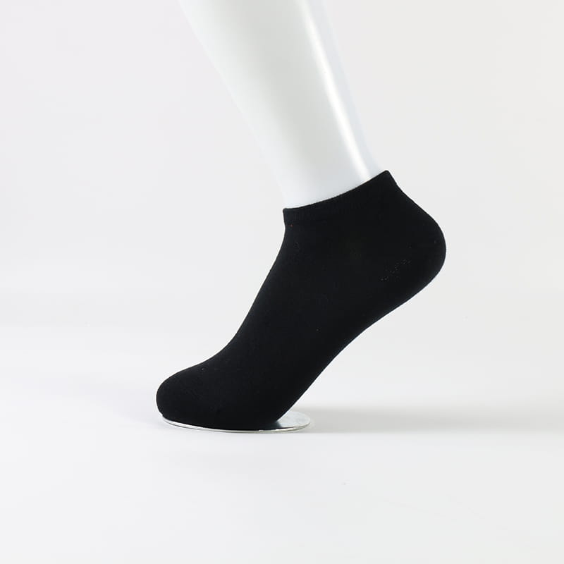 Chaussettes en coton pour femmes, vente en gros, couleur unie, coupe basse, invisibles, vente en gros