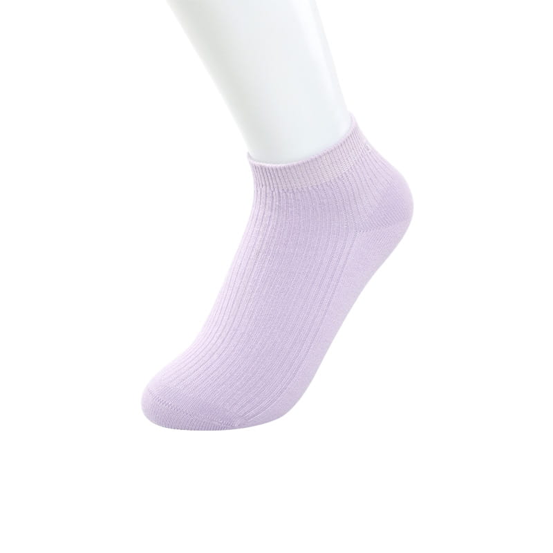 Chaussettes bateau à Double aiguille pour femmes, loisirs et confort, bande verticale, fleur, couture à la main, coton peigné doux, chaussettes en gelée de nylon