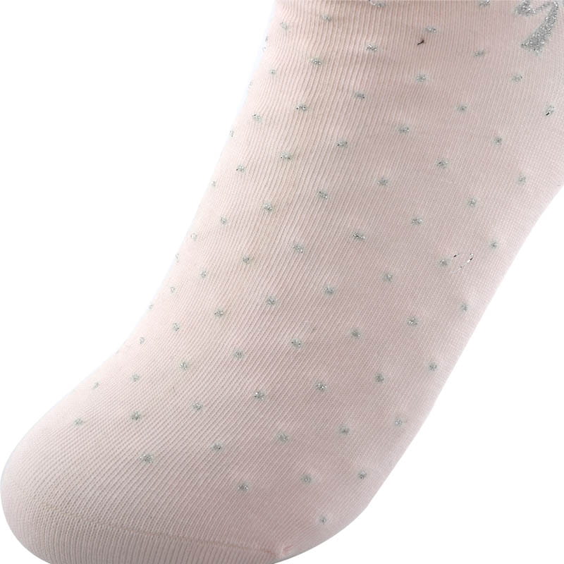 Chaussettes de bateau de loisirs en soie argentée, petite fleur, couture à la main, coton peigné doux, sac en nylon, chaussettes de bateau