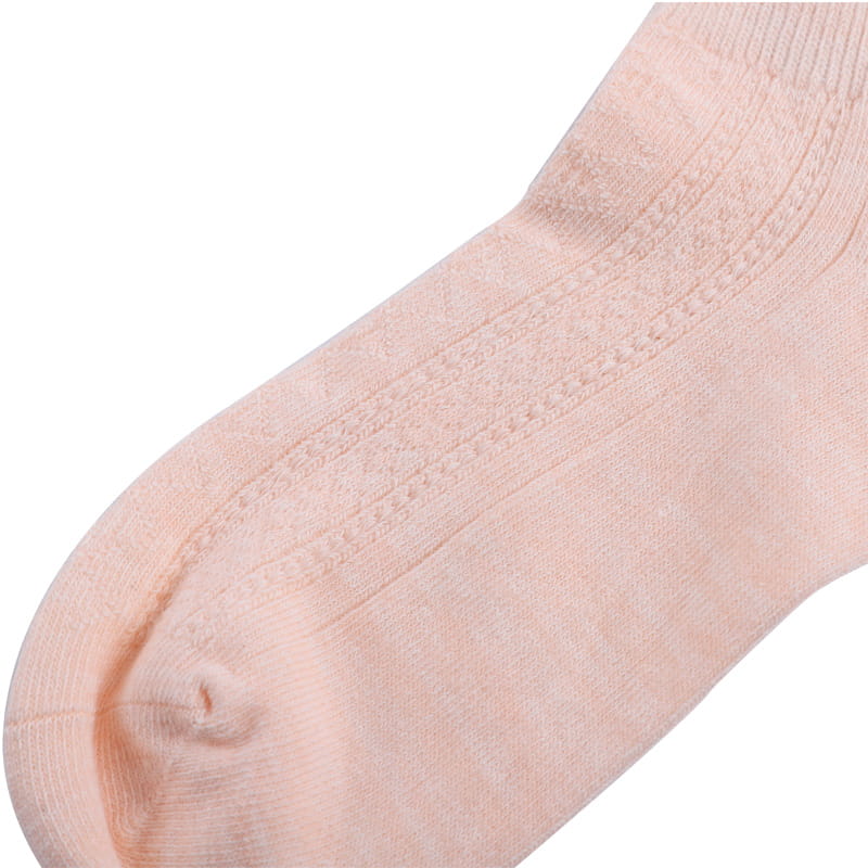 Loisirs et confort chaussettes bateau femme Double aiguille fleur de diamant couture à la main chaussettes en coton peigné doux