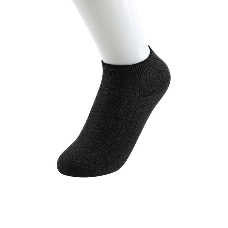 Loisirs et confort chaussettes bateau femme Double aiguille fleur de diamant couture à la main chaussettes en coton peigné doux