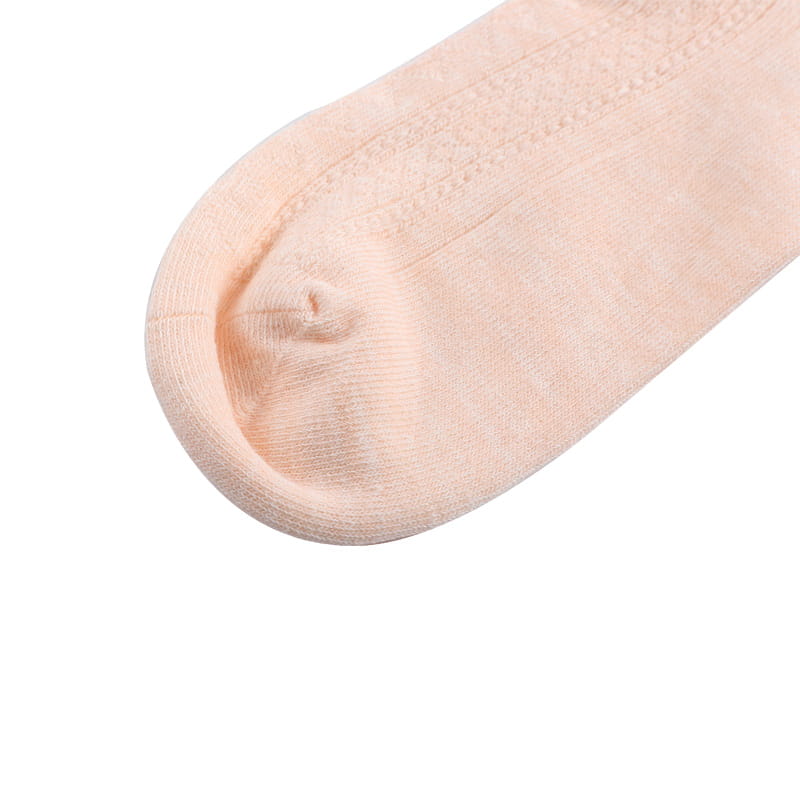 Loisirs et confort chaussettes bateau femme Double aiguille fleur de diamant couture à la main chaussettes en coton peigné doux