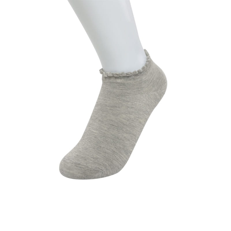 Chaussettes de bateau de loisirs chaussettes de bateau cousues à la main chaussettes de fil gris doux