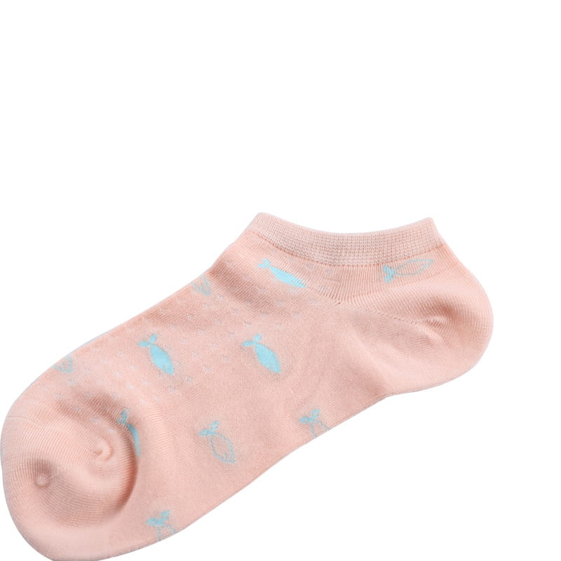 Chaussettes de bateau pour femmes, décontractées et confortables, en soie super douce, fleur de poisson, couture à la main