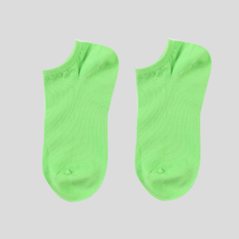 Chaussettes en coton pour femmes, vente en gros, couleur unie, coupe basse, invisibles, vente en gros