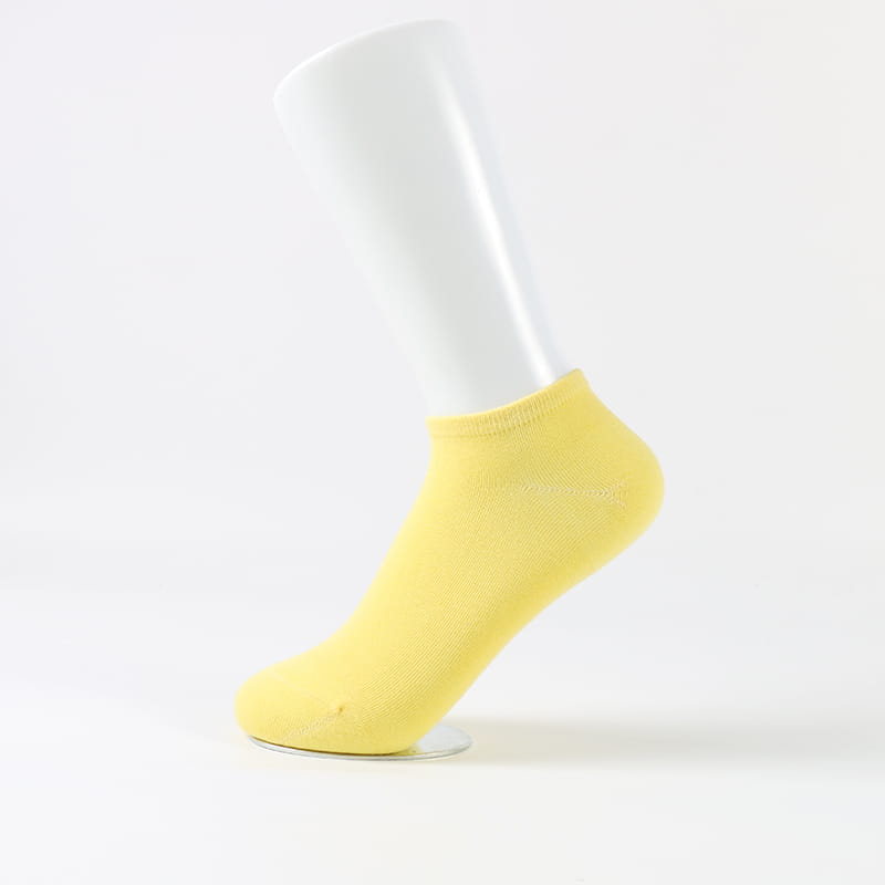 Chaussettes en coton pour femmes, vente en gros, couleur unie, coupe basse, invisibles, vente en gros