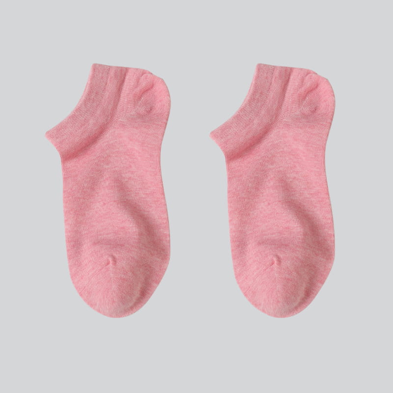 Offre spéciale de haute qualité respirant solide bonbons femmes cheville chaussettes colorées