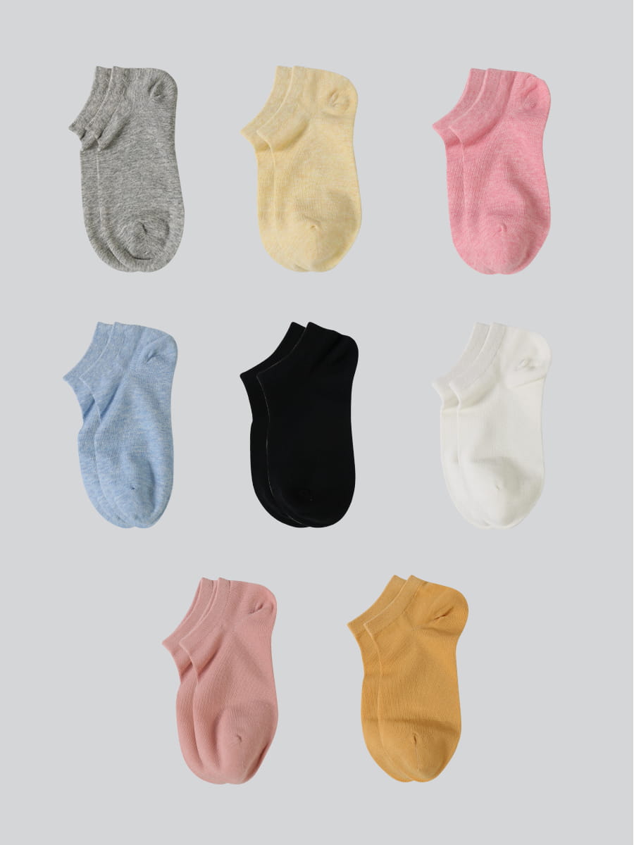 Offre spéciale de haute qualité respirant solide bonbons femmes cheville chaussettes colorées