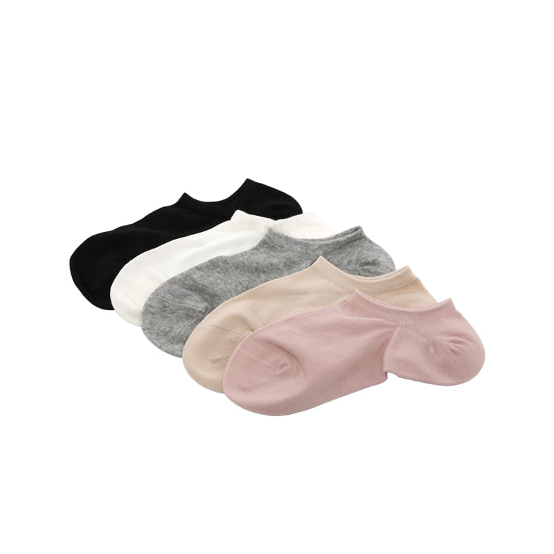 Chaussettes femme ultra fines en coton peigné nylon couleur auron plates cousues main