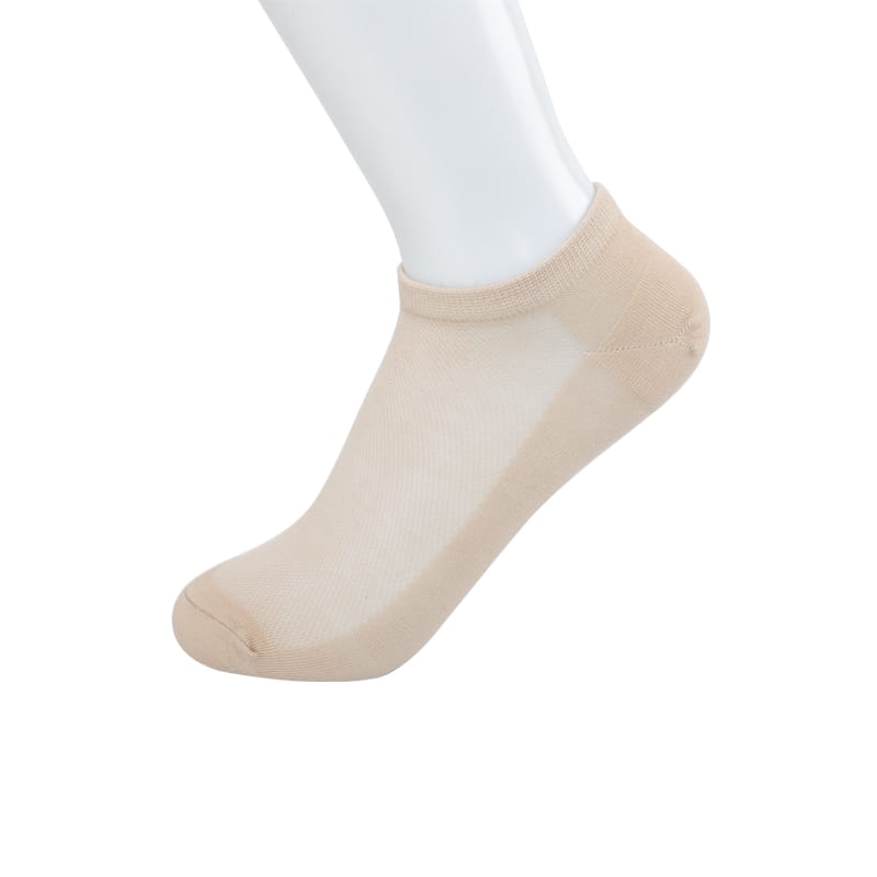 Chaussettes bateau féminines en coton peigné Ultra-fin, nylon, couleur auréthane, demi-maille, cousues à la main