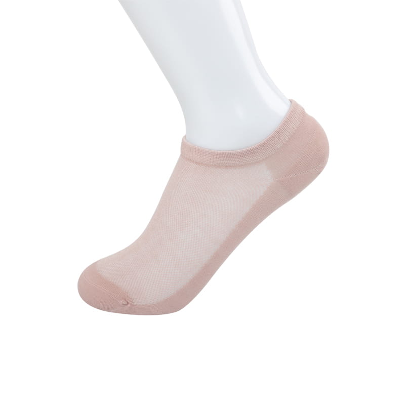 Chaussettes bateau féminines en coton peigné Ultra-fin, nylon, couleur auréthane, demi-maille, cousues à la main