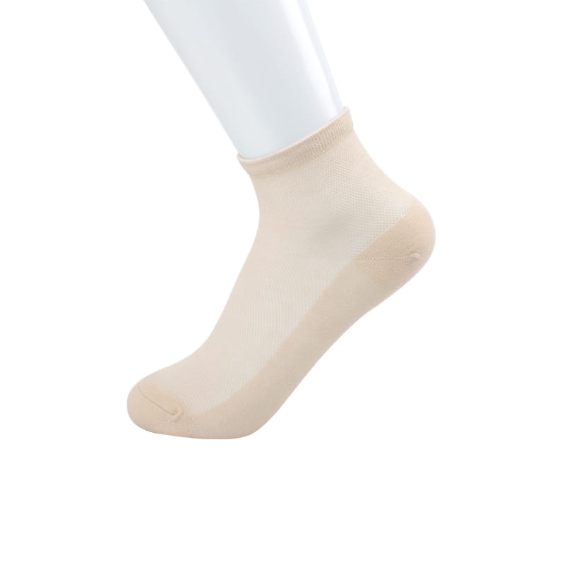 Chaussettes décontractées pour femmes, en coton peigné Ultra-fin, en nylon, couleur auréthane, demi-maille, cousues à la main