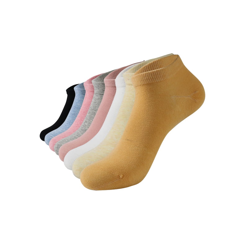 Offre spéciale de haute qualité respirant solide bonbons femmes cheville chaussettes colorées