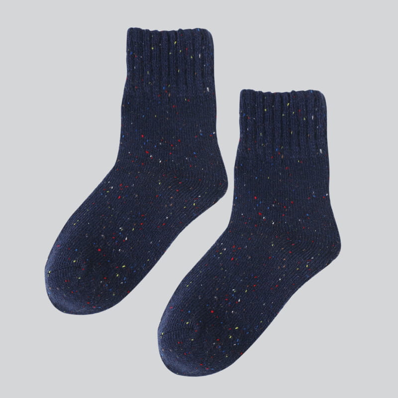 Chaussettes en laine tricotées pour femmes, douces, confortables, épaisses et chaudes, de haute qualité, vente en gros, hiver