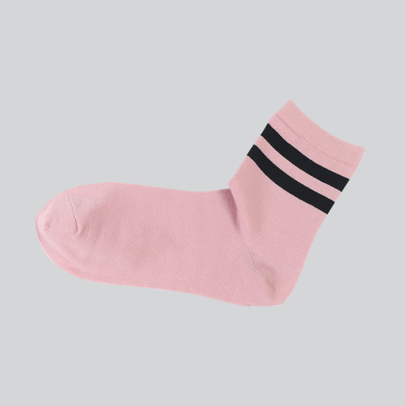 Chaussettes rayées en coton pour femmes et adolescentes, Skateboard, écolières