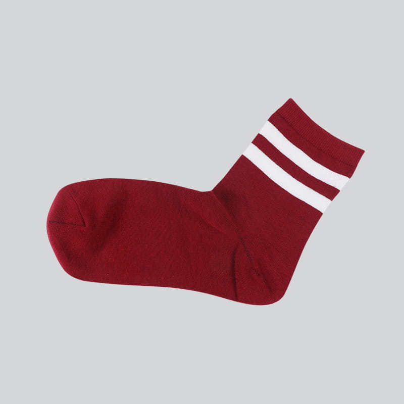 Chaussettes rayées en coton pour femmes et adolescentes, Skateboard, écolières