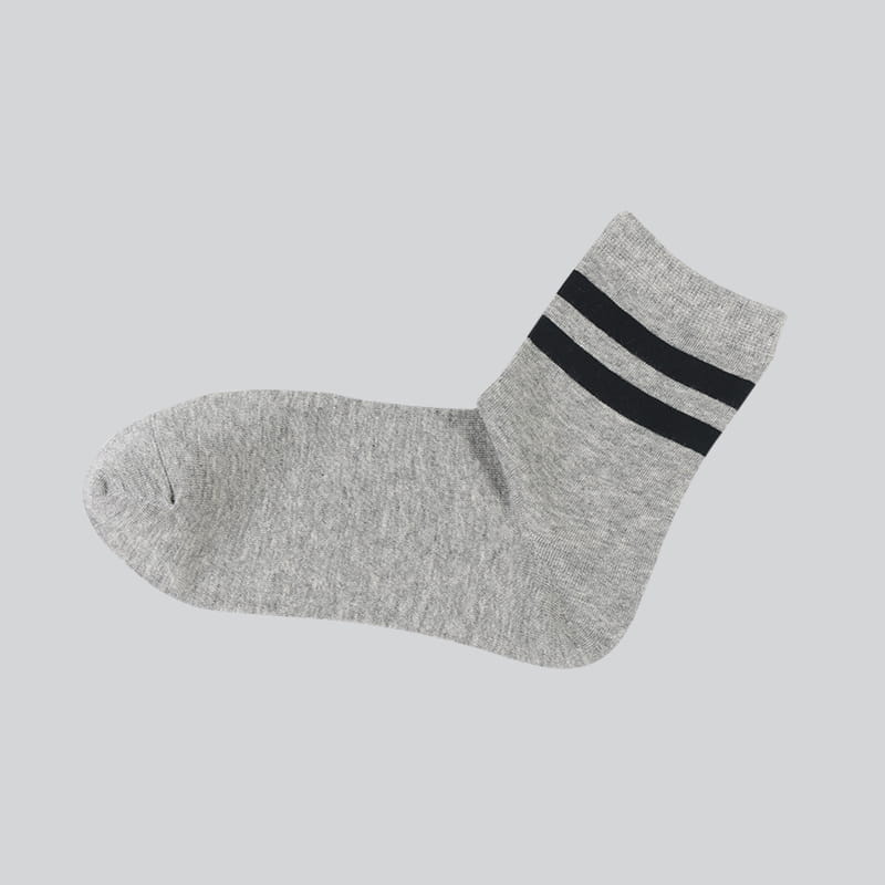 Chaussettes rayées en coton pour femmes et adolescentes, Skateboard, écolières