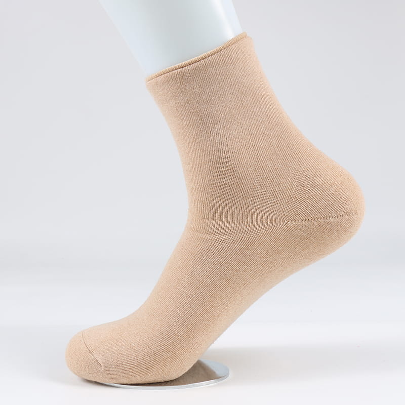 Commerce de gros doux Terry chaud hiver coloré dames équipage femmes chaussettes en coton