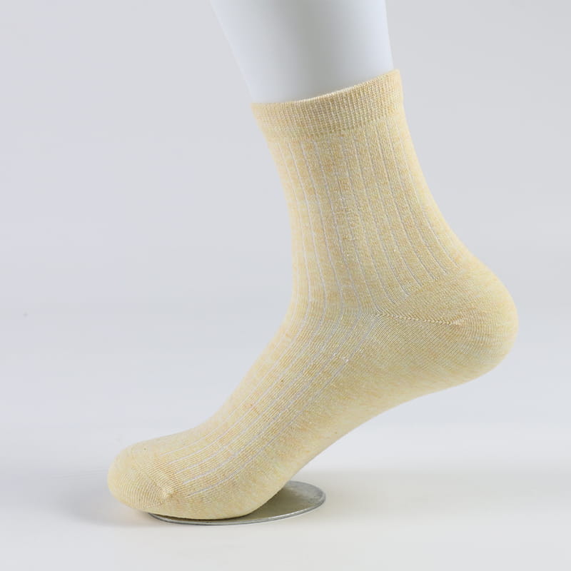 6 couleurs en gros coton Teen Tube blanc Crew femmes chaussettes d'hiver