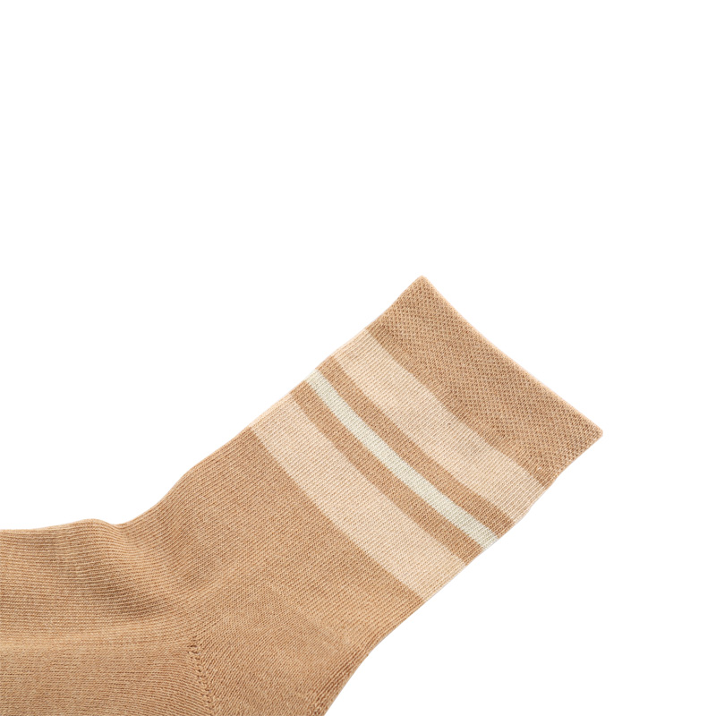 Chaussettes en coton de couleur naturelle pour femmes, absolument confortables, antibactériennes, déodorantes, nouvelle collection d'automne, en éponge épaisse