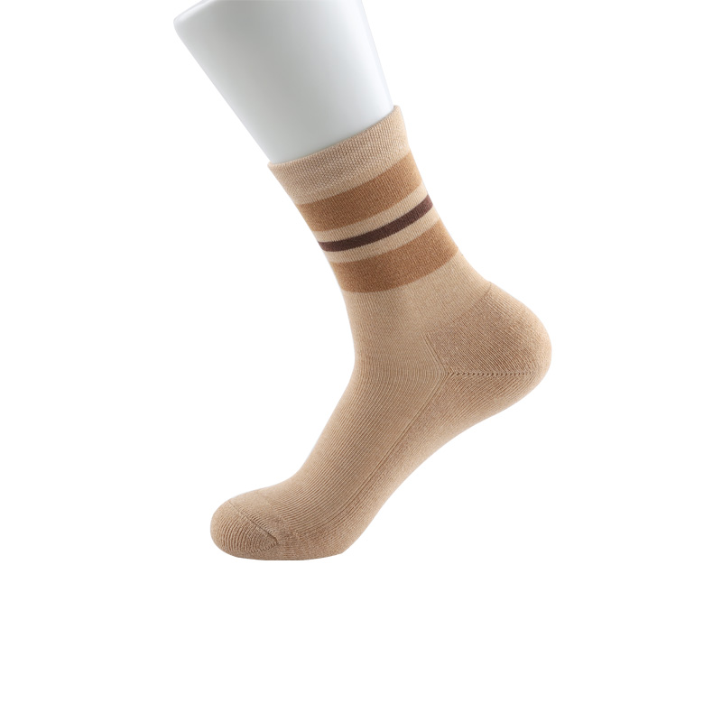 Chaussettes en coton de couleur naturelle pour femmes, absolument confortables, antibactériennes, déodorantes, nouvelle collection d'automne, en éponge épaisse