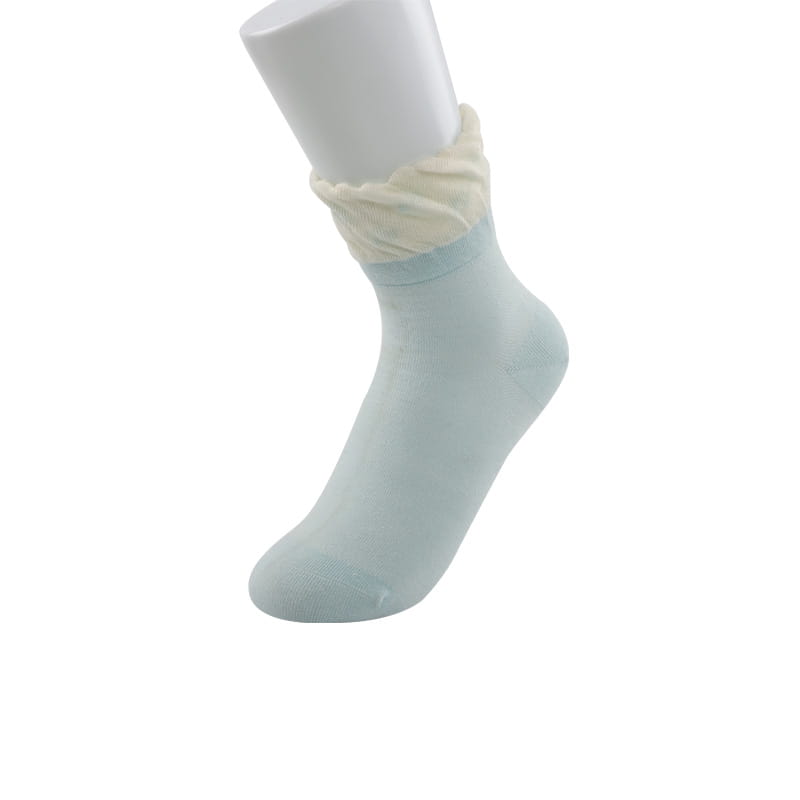 Chaussettes personnalisées à bouche ample pour femmes, chaussettes en coton de couleur Pure, à la mode sauvage