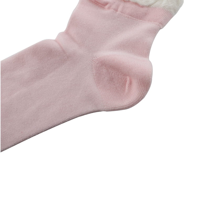 Chaussettes personnalisées à bouche ample pour femmes, chaussettes en coton de couleur Pure, à la mode sauvage