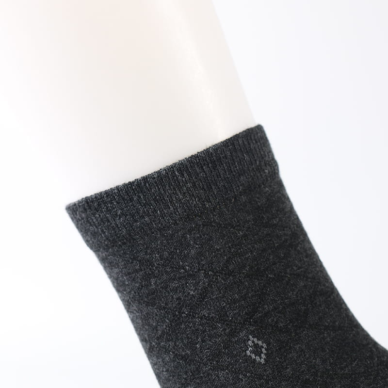 Chaussettes en coton peigné épais pour hommes, motif de notes d'automne et d'hiver, cousues à la main