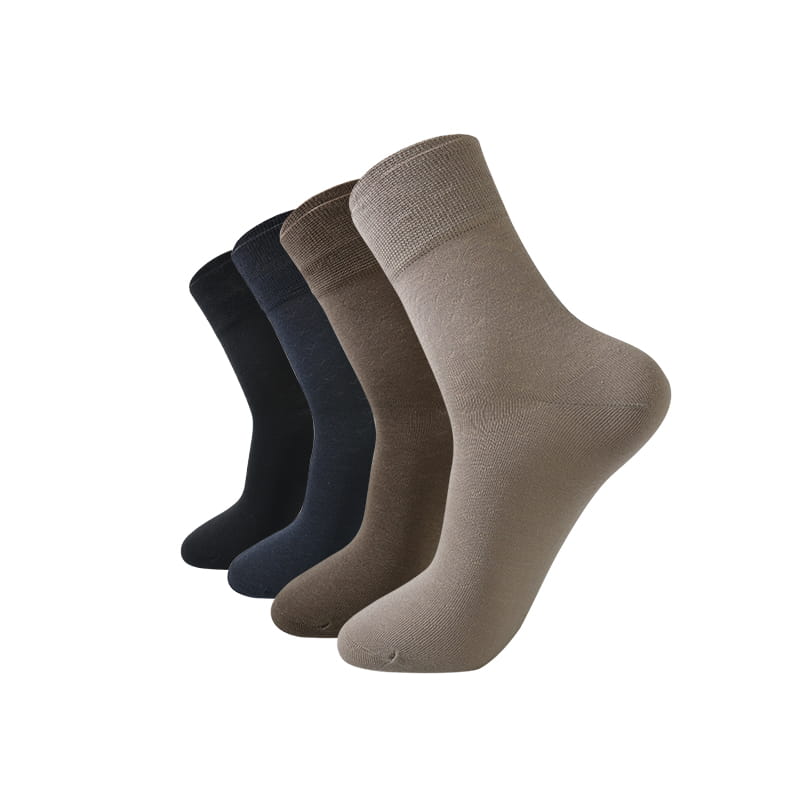 Chaussettes modales respirantes coréennes pour hommes, vente en gros, travail d'affaires en vrac