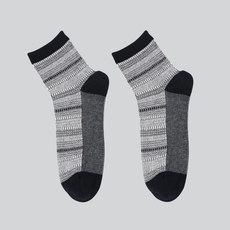 Chaussettes d'hiver en coton pour hommes, nouveau modèle de diamant, décontracté, Business, vente en gros