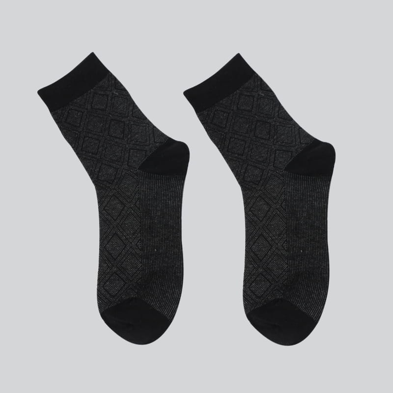 Chaussettes d'hiver en coton pour hommes, nouveau modèle de diamant, décontracté, Business, vente en gros