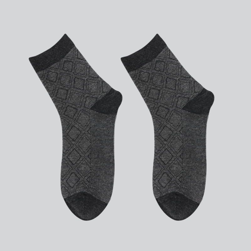 Chaussettes d'hiver en coton pour hommes, nouveau modèle de diamant, décontracté, Business, vente en gros