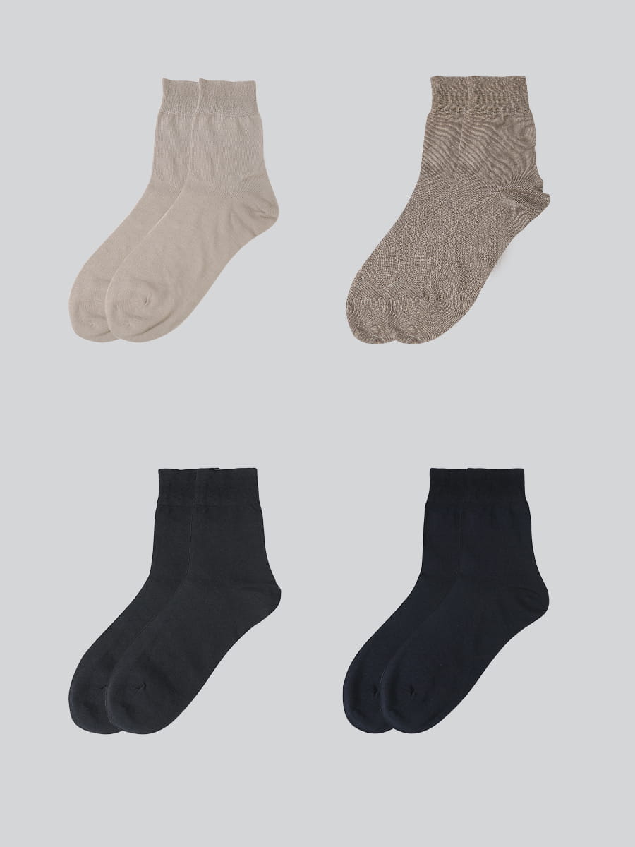 Chaussettes modales respirantes coréennes pour hommes, vente en gros, travail d'affaires en vrac