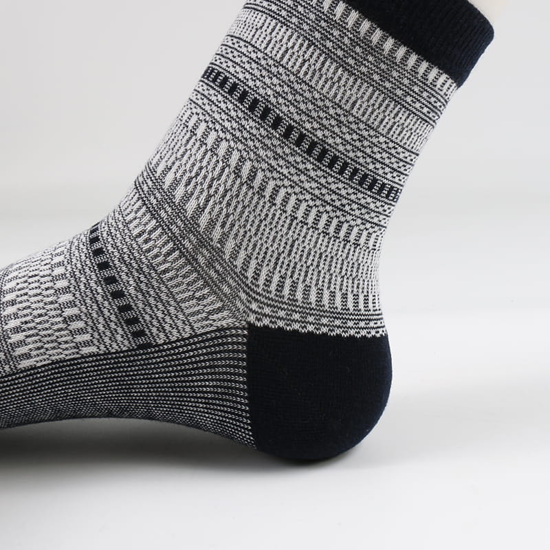 Chaussettes d'hiver en coton pour hommes, nouveau modèle de diamant, décontracté, Business, vente en gros