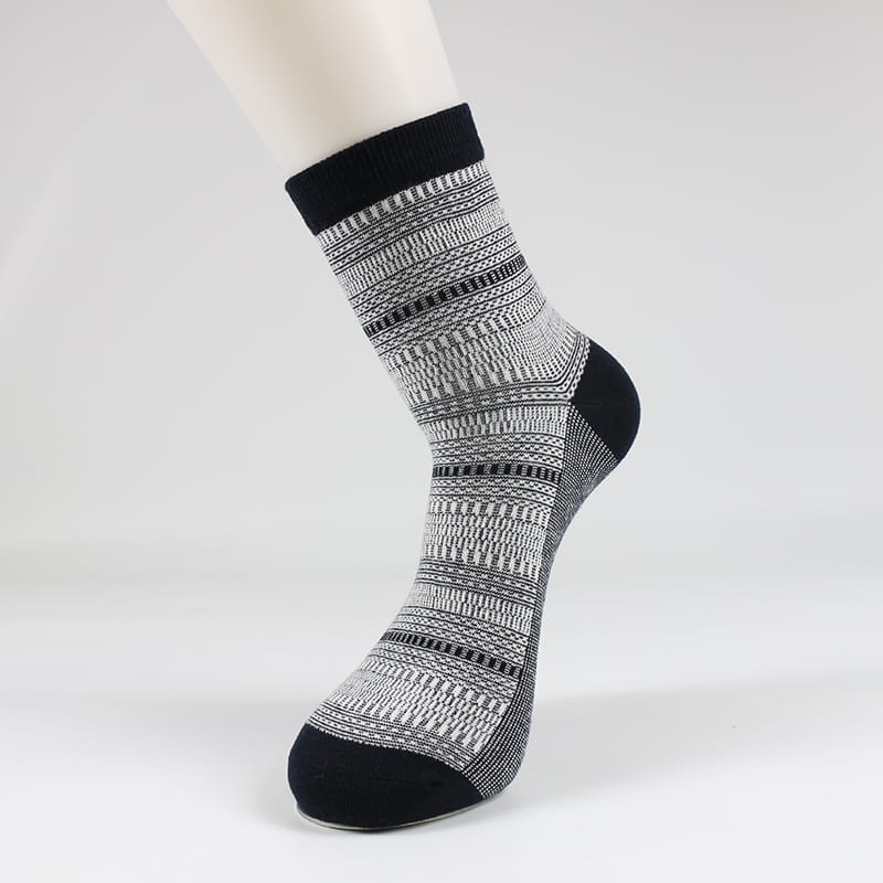 Chaussettes d'hiver en coton pour hommes, nouveau modèle de diamant, décontracté, Business, vente en gros