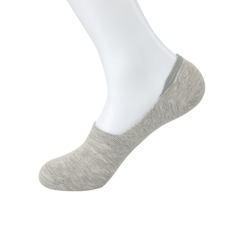 Mode décontractée 1 fois formant talon non-silp anti-off colle coton chaussettes pour hommes