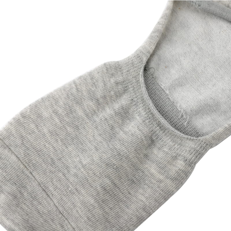 Mode décontractée 1 fois formant talon non-silp anti-off colle coton chaussettes pour hommes