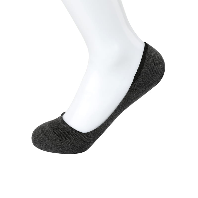 Mode décontractée 1 fois formant talon non-silp anti-off colle coton chaussettes pour hommes