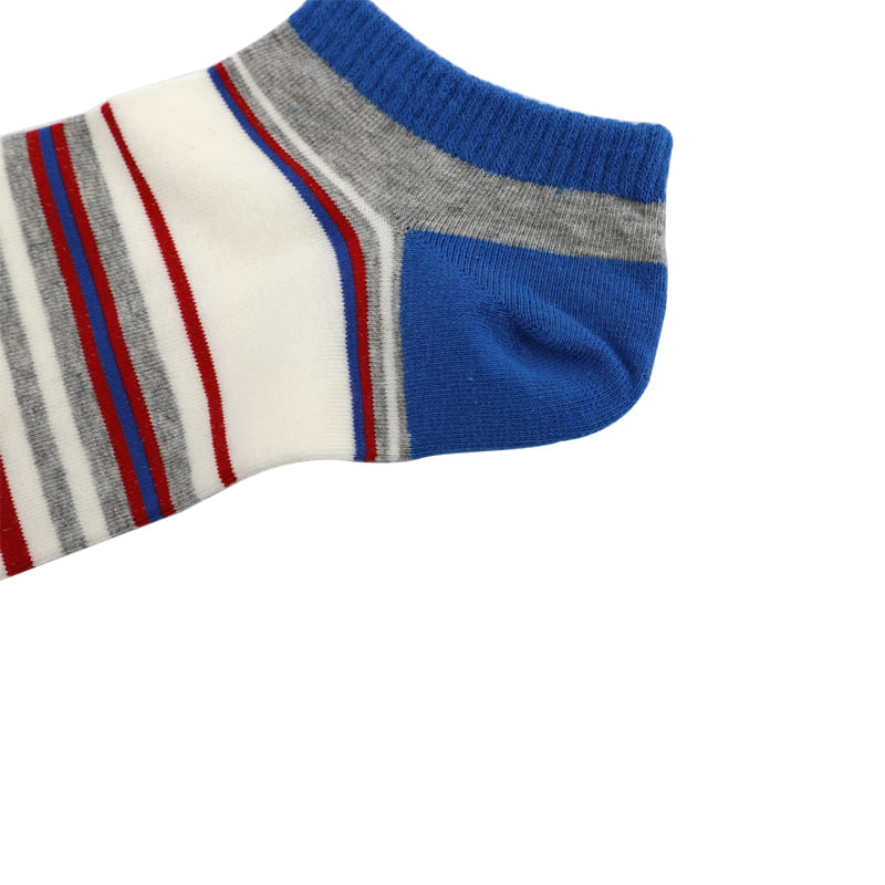 Chaussettes bateau décontractées en coton peigné doux cousues à la main pour hommes